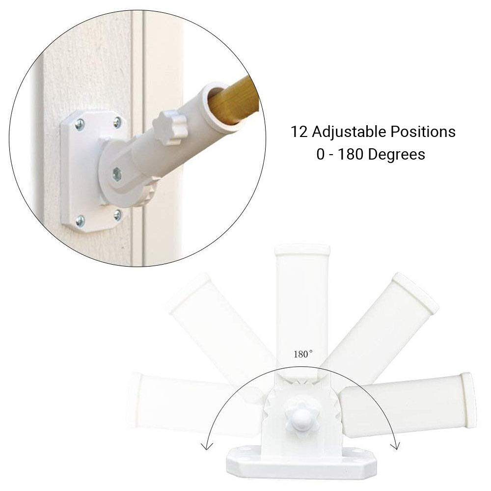 Adjustable Aluminum Flag Pole Bracket Q77991