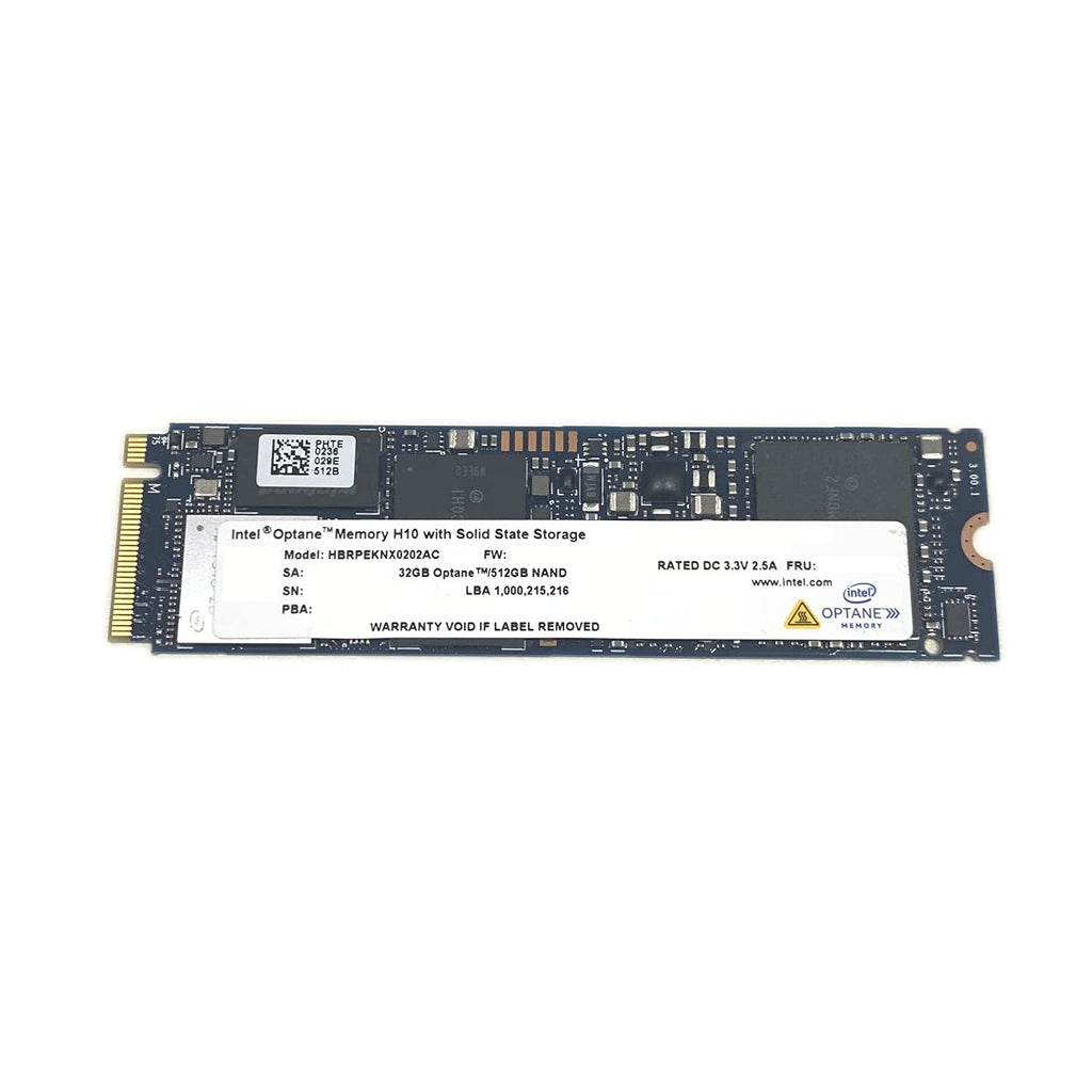 32GB Optane Memory with 512GB SSD M.2 2280 NVMe PCIe Gen3 x4 W731