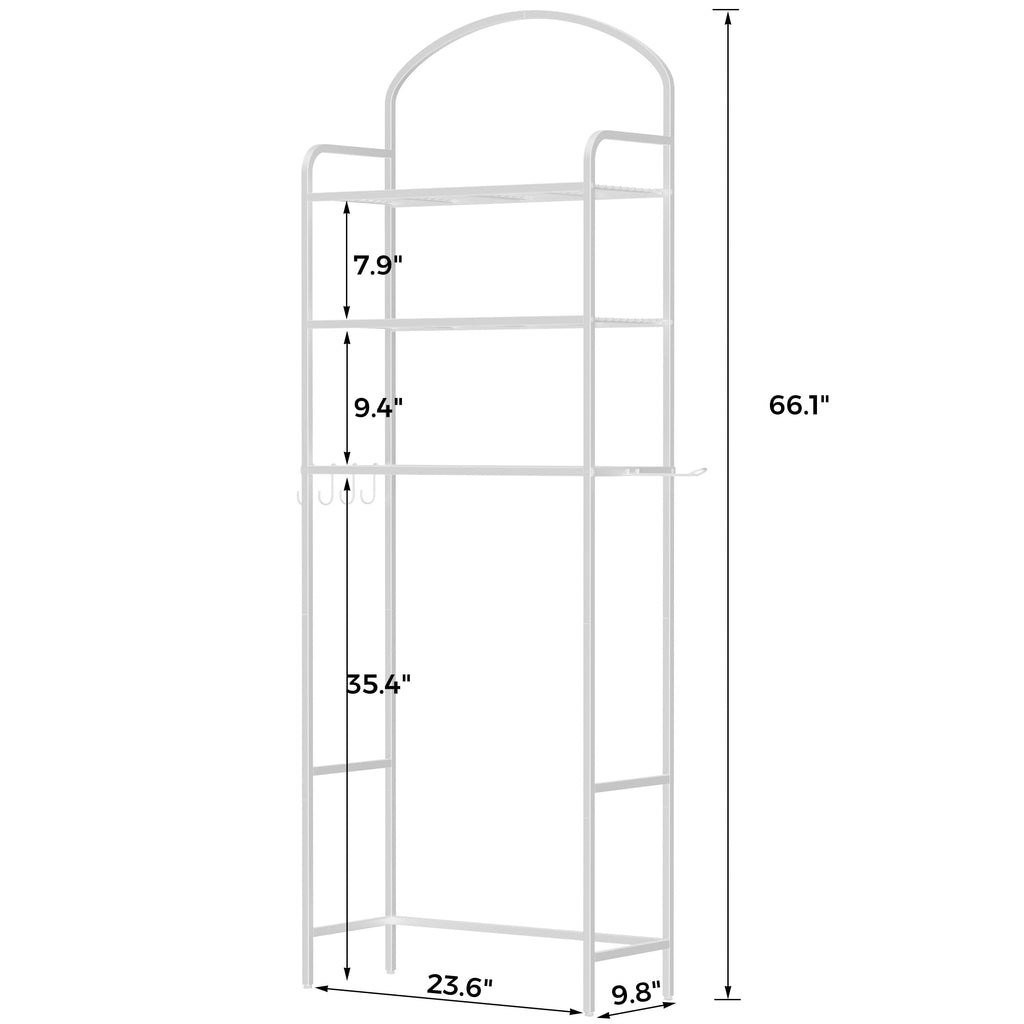 3 Tier Over The Toilet Storage Rack T427512
