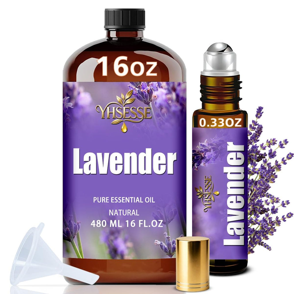 Peppermint and Lavender Essential Oil 4 Fl Oz and 16 Fl Oz M71255