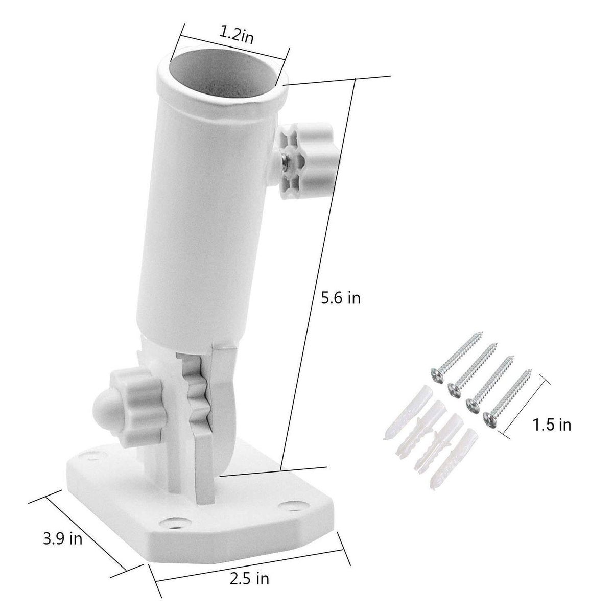 Adjustable Aluminum Flag Pole Bracket Q77991