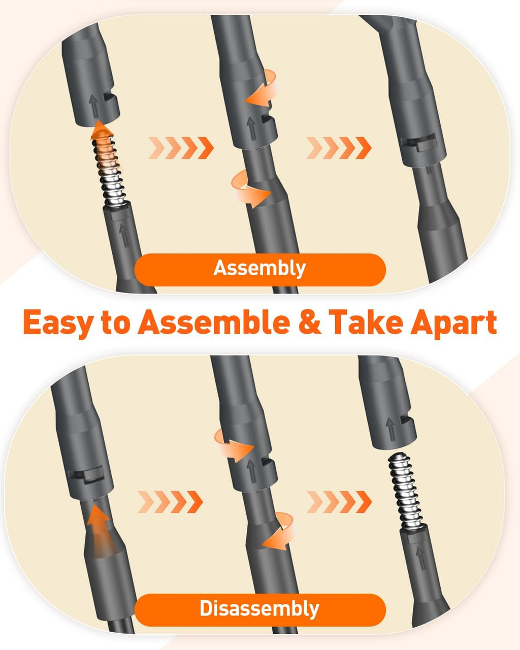 7 in 1 Aquarium Cleaning Kit with Adjustable Long Handle S6943