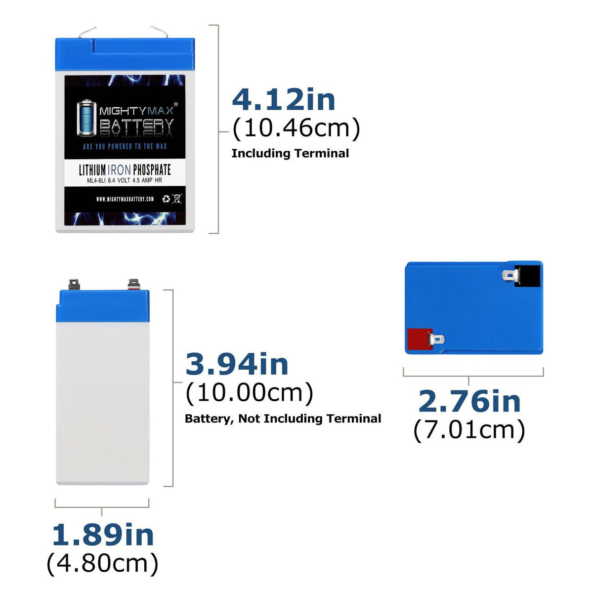 6V 4.5AH Lithium Replacement Battery T1150