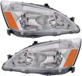 Headlights Lens and Housing Pair for 2003-2007 Honda Accord I99398