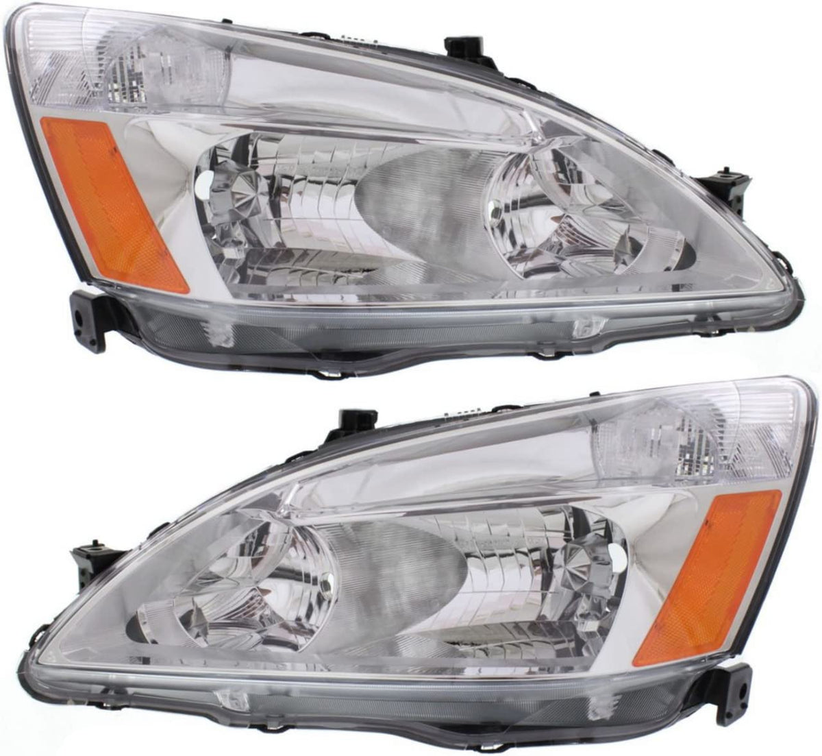 Headlights Lens and Housing Pair for 2003-2007 Honda Accord I99398