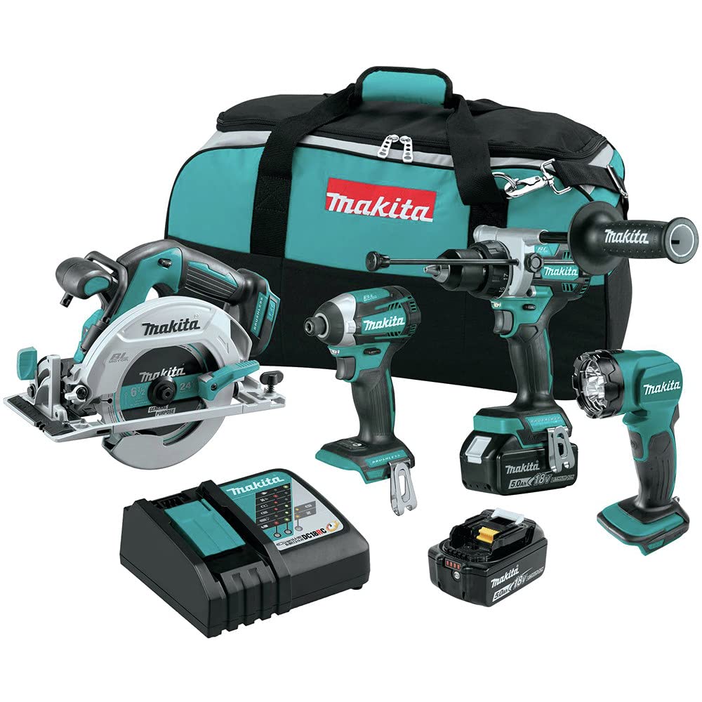 18V Lithium-Ion Brushless Cordless 4-Pc. Combo Kit J78271