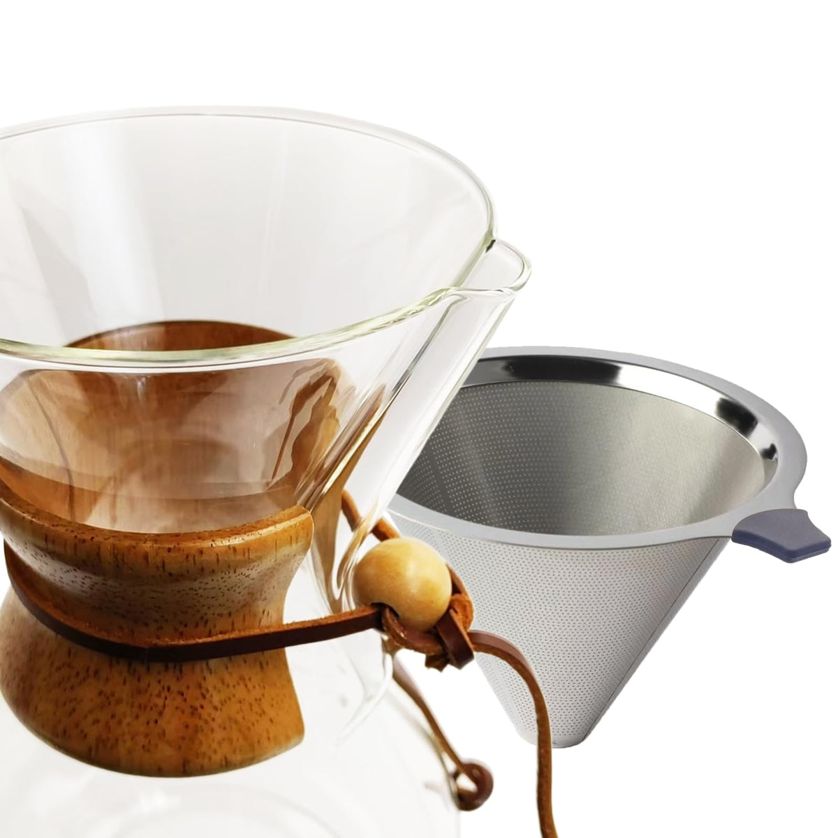 Glass 10 Cup Coffee Pour Over Set Z27283