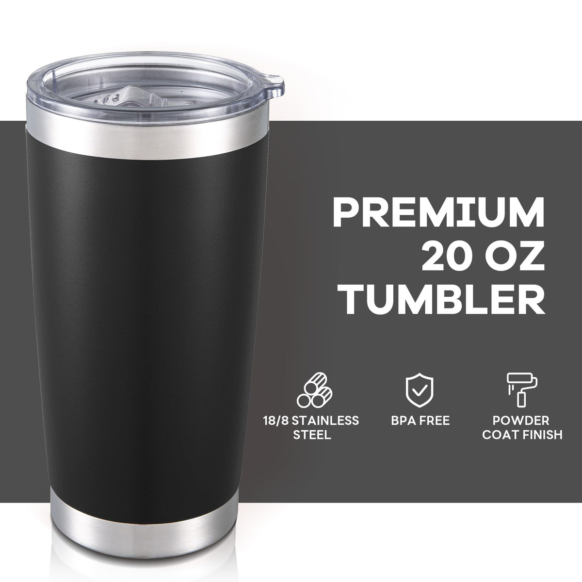 20 oz Stainless Steel Insulated Tumbler J16846