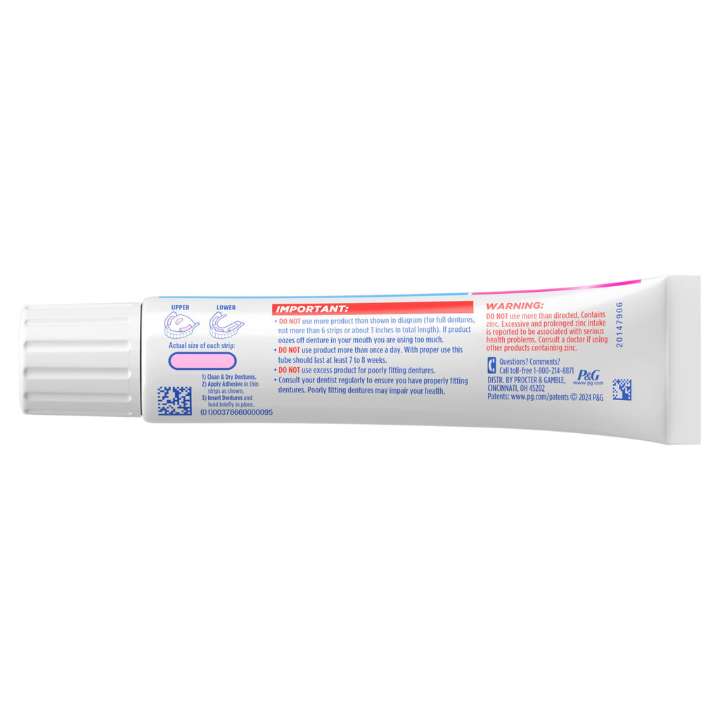 Denture Adhesive Cream 2.4 oz 3-Pack O976