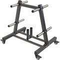 2" Olympic Weight Plate Tree Rack and Barbell Holders X88902