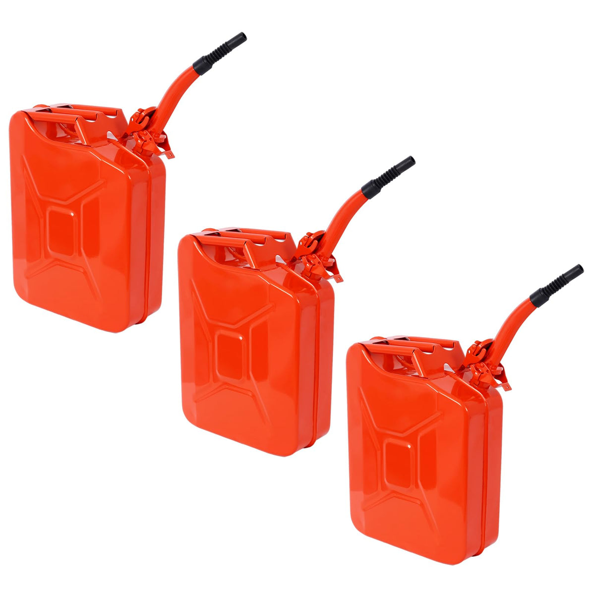 5 Gallon Steel Jerry Fuel Can Set of 3 U114437