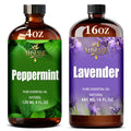 Peppermint and Lavender Essential Oil 4 Fl Oz and 16 Fl Oz M71255