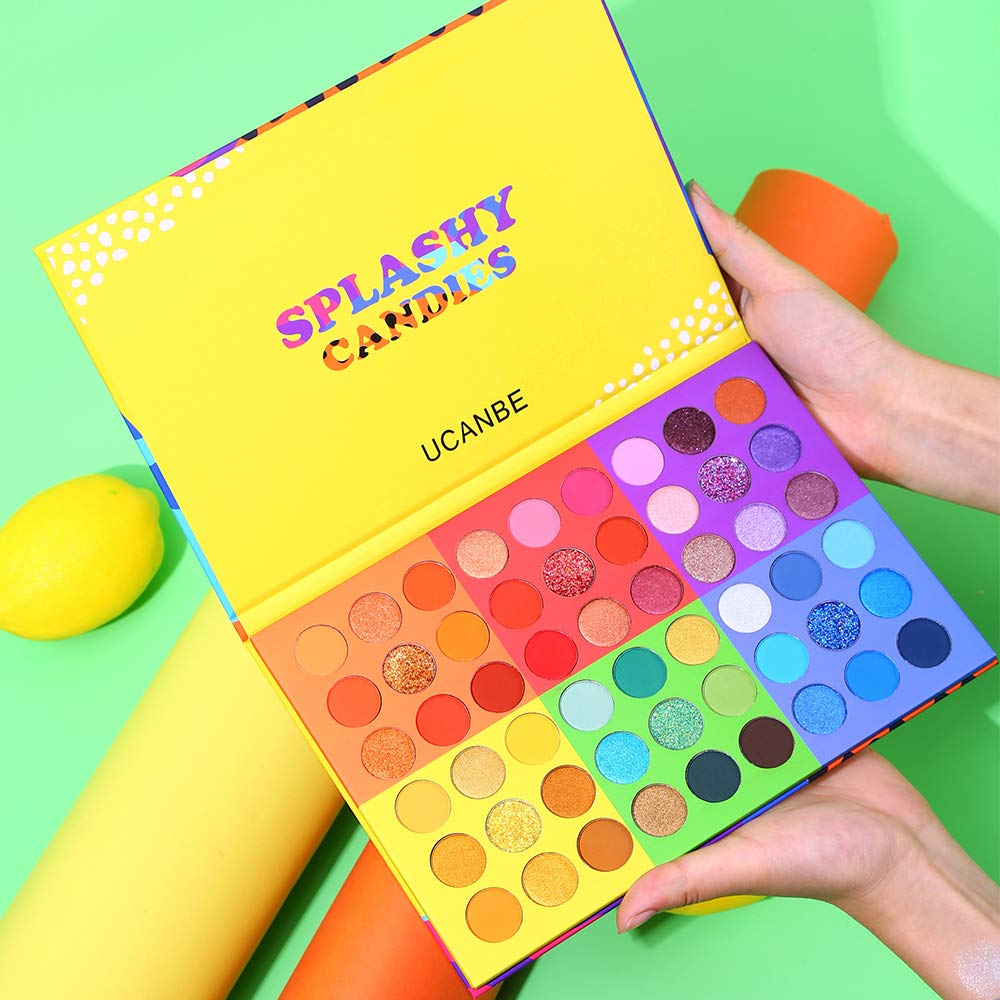 54 Colors Matte Shimmer Glitter Eyeshadow Palette L9669