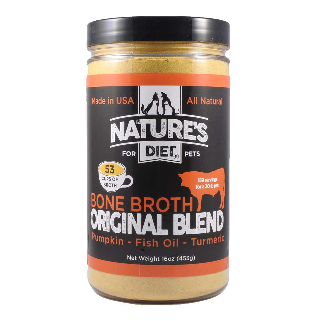 Beef Bone Broth Protein Powder with Pumpkin, Fish Oil and Turmeric 16 oz A23876