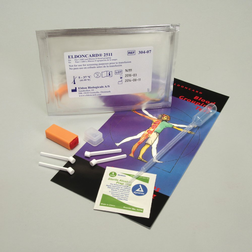 Blood Typing Kit ABO/RH S9326