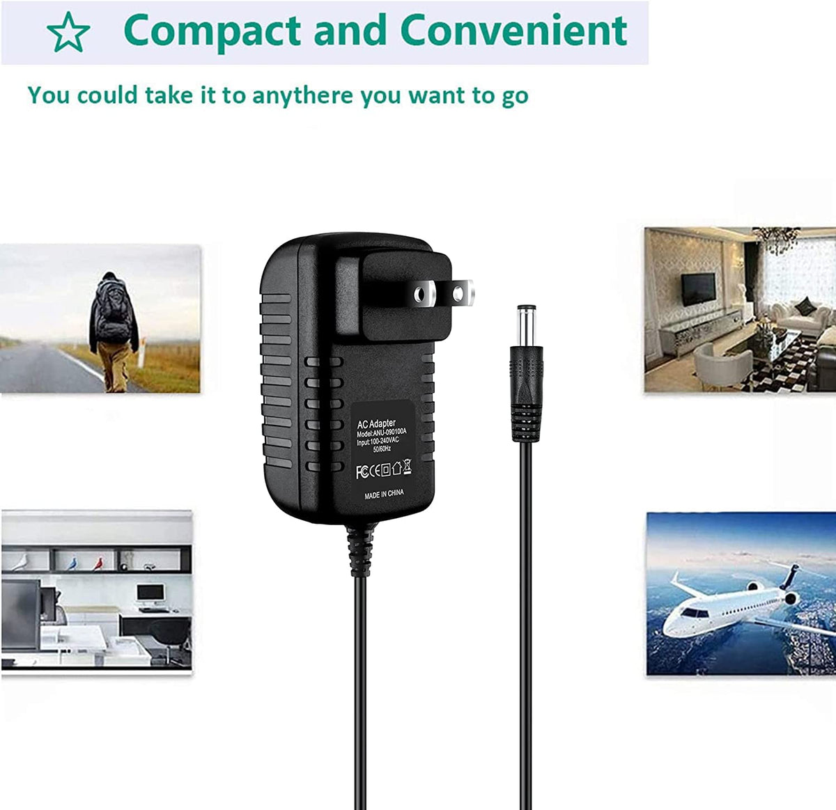 15V AC/DC Adapter F686136