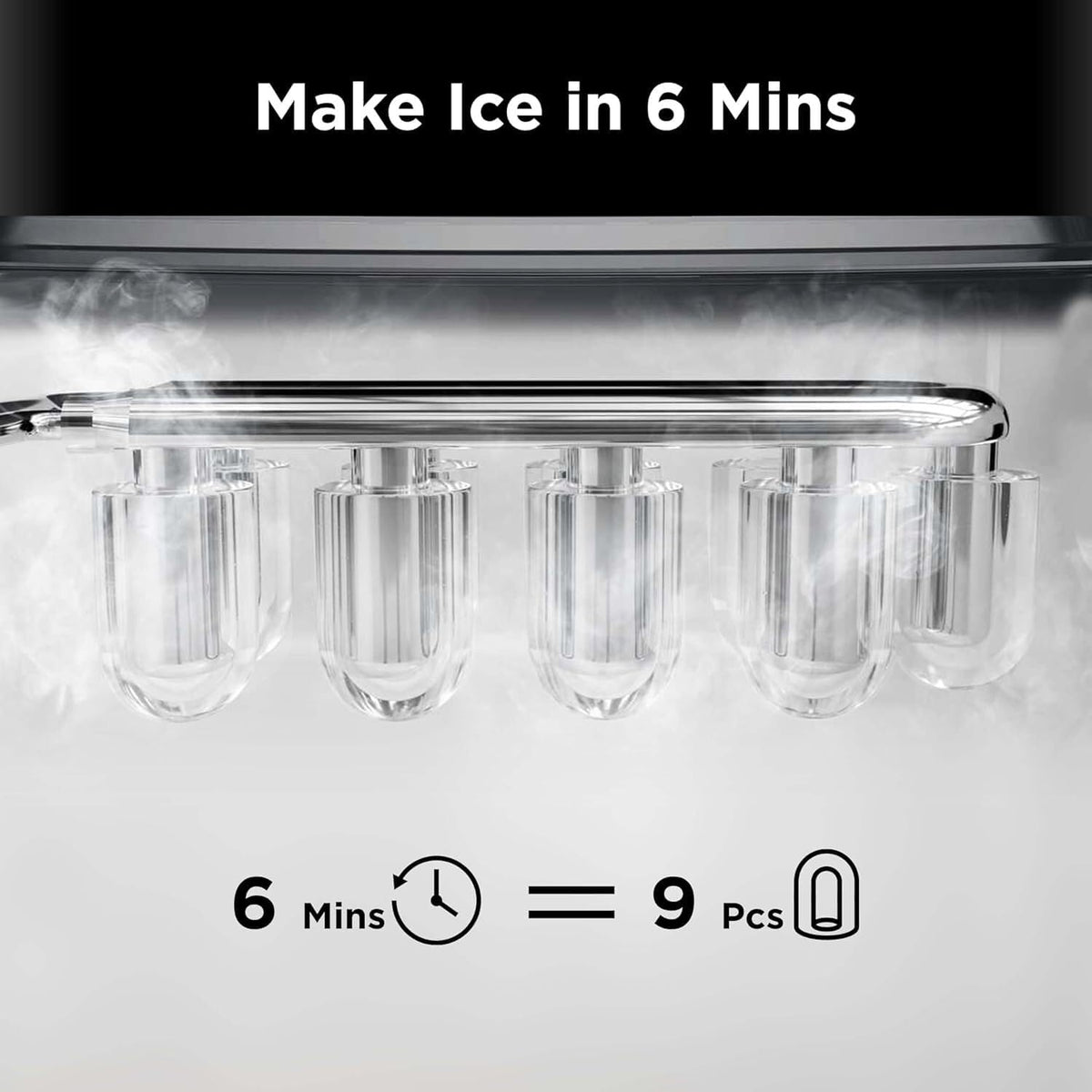 Countertop Ice Maker with 2 Ice Sizes O105515