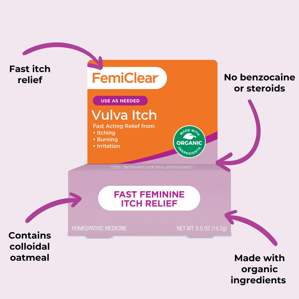 Vulva Itch Relief Ointment 0.5 Oz U6723