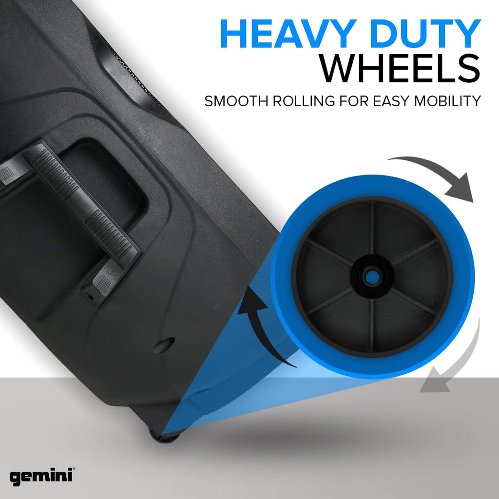 Portable Bluetooth PA Speaker System, 2000W, Black J68700