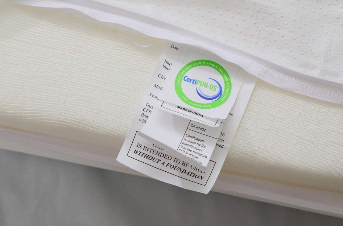 8-Inch Gel Memory Foam Tri-fold Mattress with Bamboo Cover, Queen K203