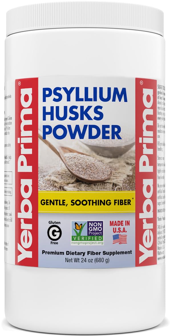 24 oz Unflavored Psyllium Husk Powder Fiber Supplement W142659