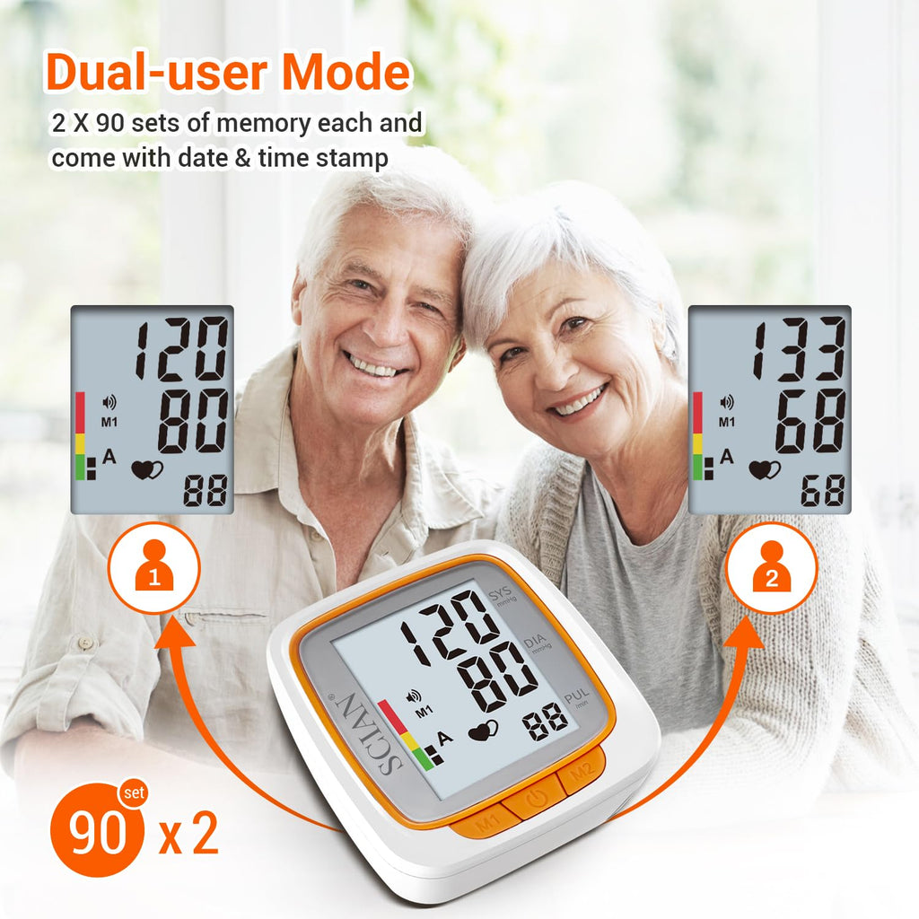 Automatic Wrist Blood Pressure Monitor with Voice Broadcast O649
