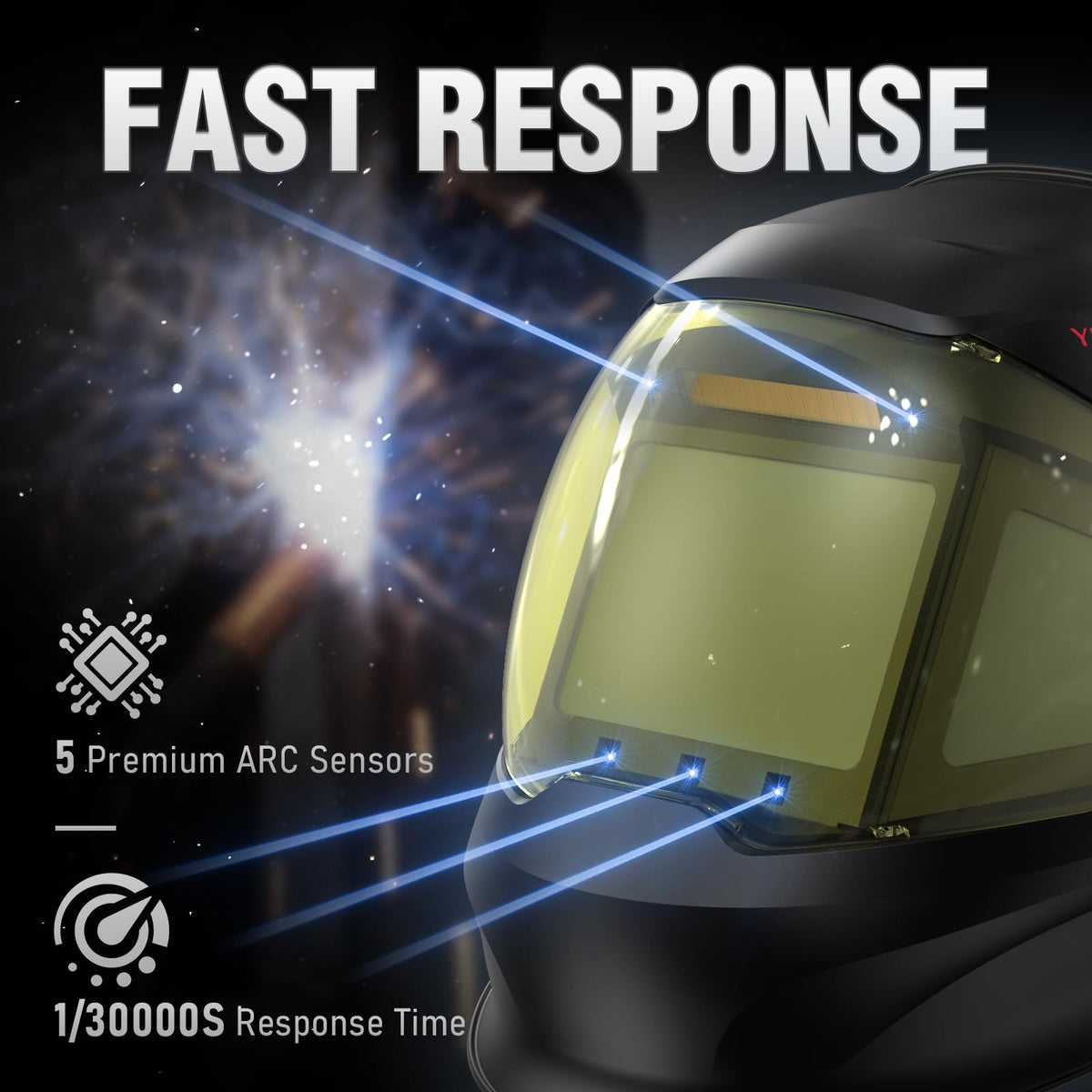 Auto-Adjust Welding Helmet J4539