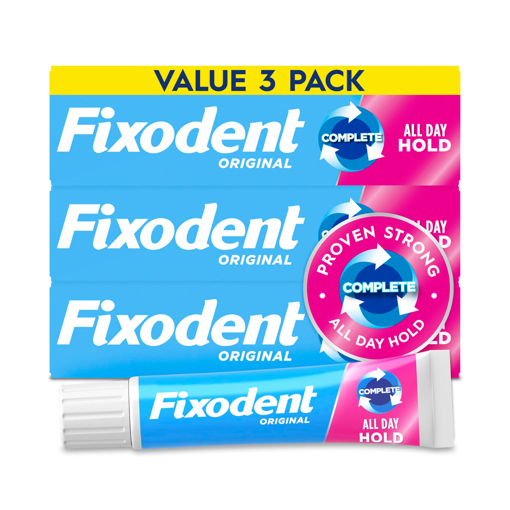 Denture Adhesive Cream 2.4 oz 3-Pack O976