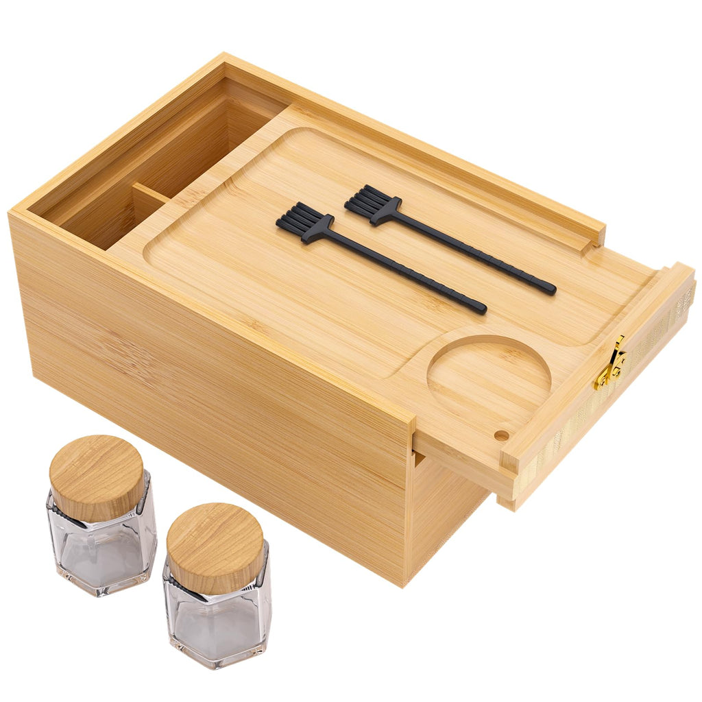 Bamboo Storage Box with Lid H7658