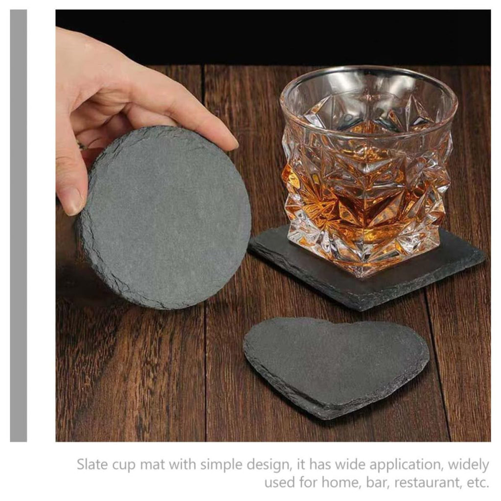 Natural Stone Decorative Cup Coaster Set Q55237