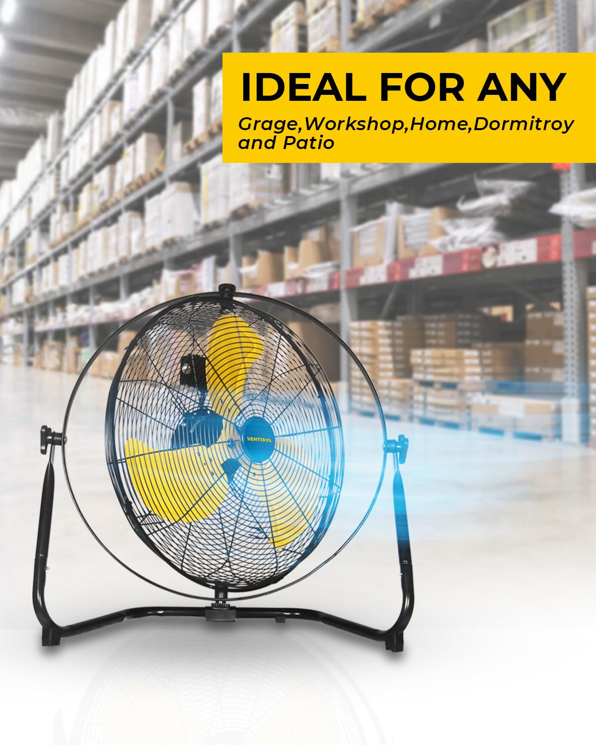 20 Inch 2-in-1 Floor Wall Mounted Fan P544163