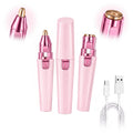Pink USB Rechargeable Facial Hair Remover F34199