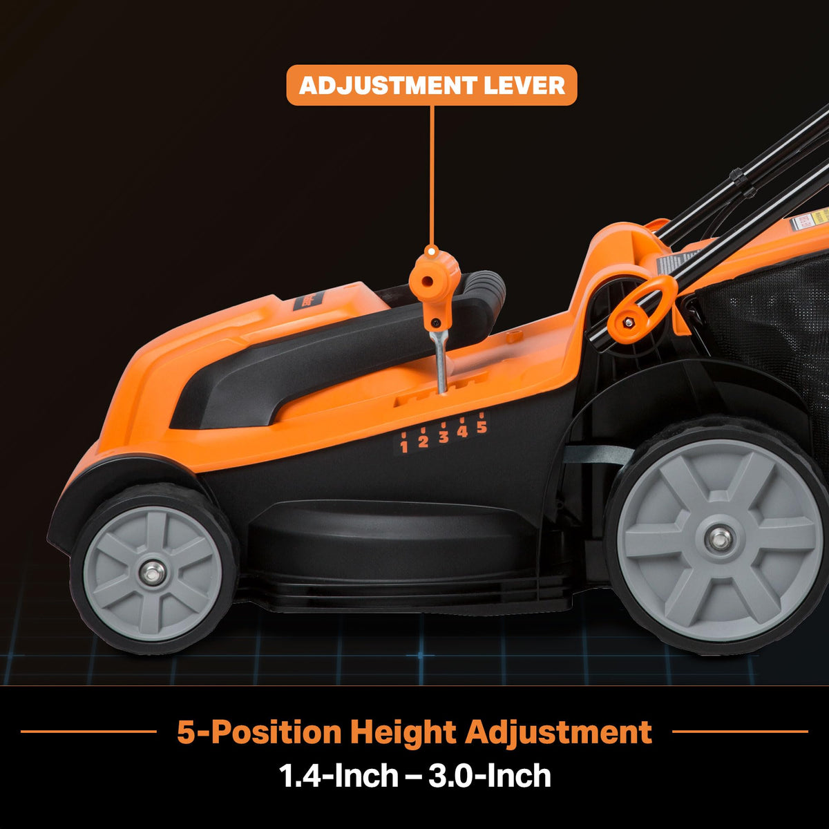 Electric Corded Lawn Mower 15-Inch 11AMP I716