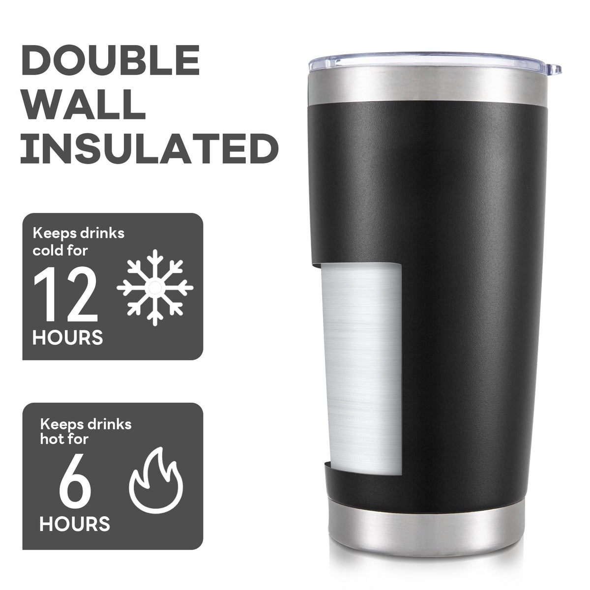 20 oz Stainless Steel Insulated Tumbler J16846