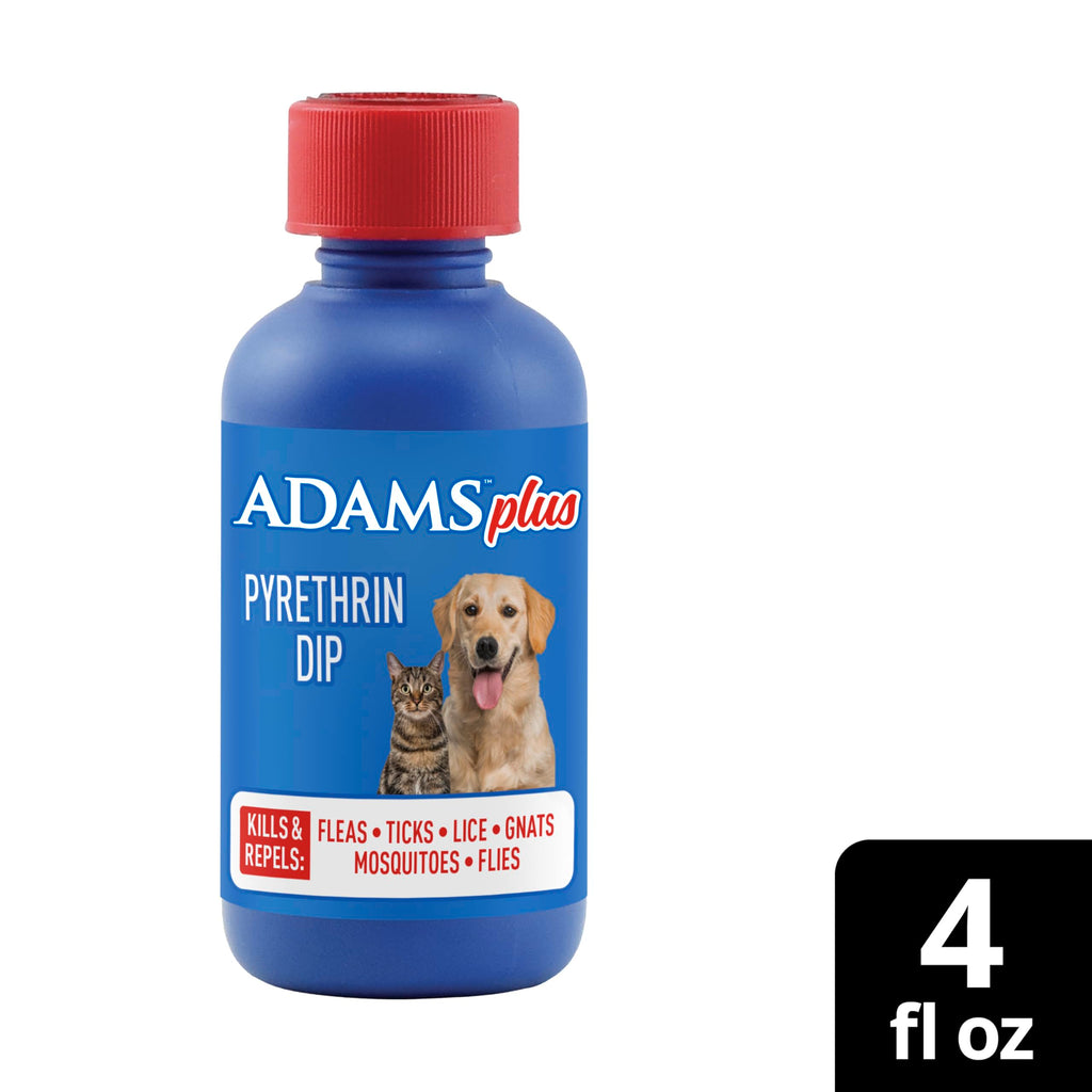 Plus Pyrethrin Flea Dip For Dogs and Cats 4 Fl oz W858