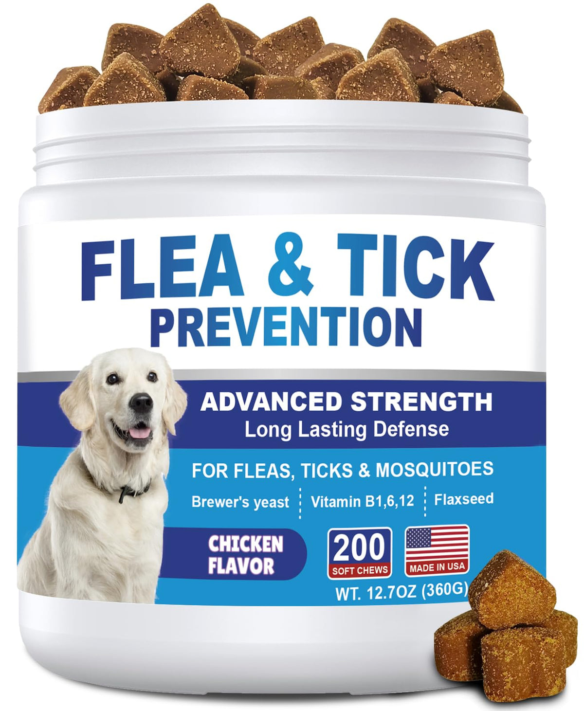 Flea and Tick Chewables 200Ct G3150