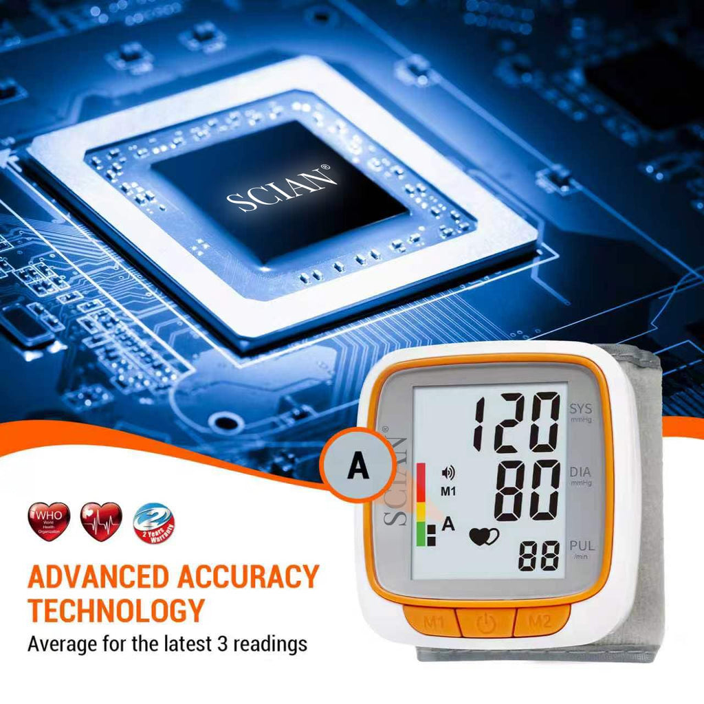 Automatic Wrist Blood Pressure Monitor with Voice Broadcast O649