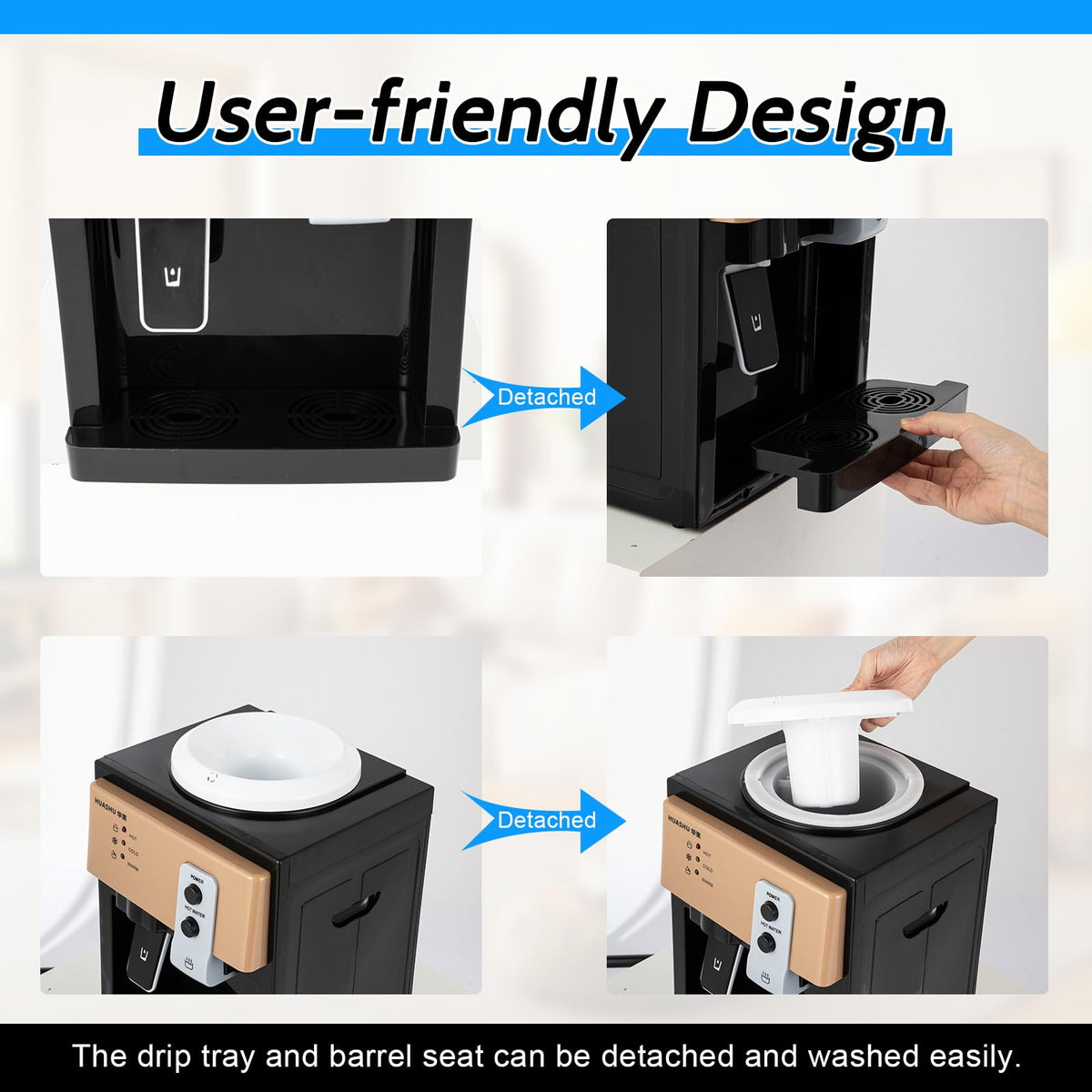 Top Loading Countertop Water Cooler Dispenser 3 Temp I680