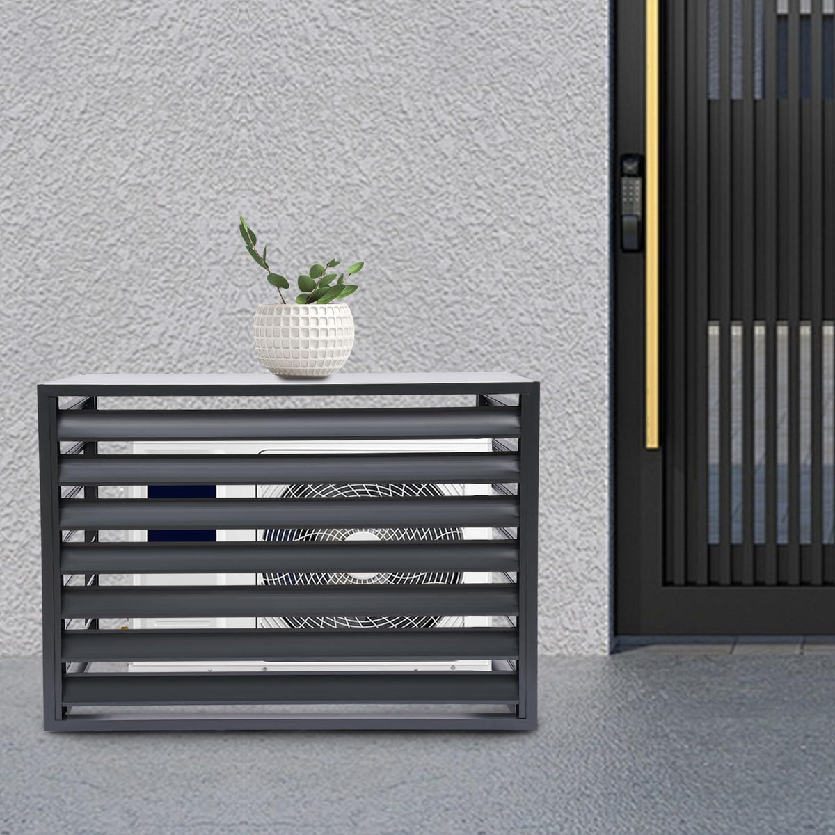 43x23x31 Inch Aluminum Alloy Air Conditioner Fence Screen B20748
