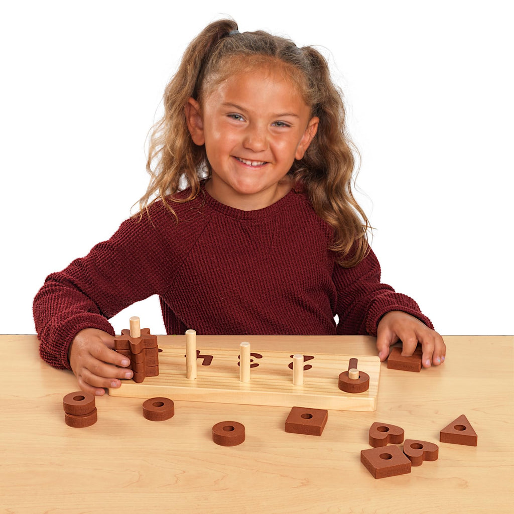 Wooden Shape Number Counter T20868