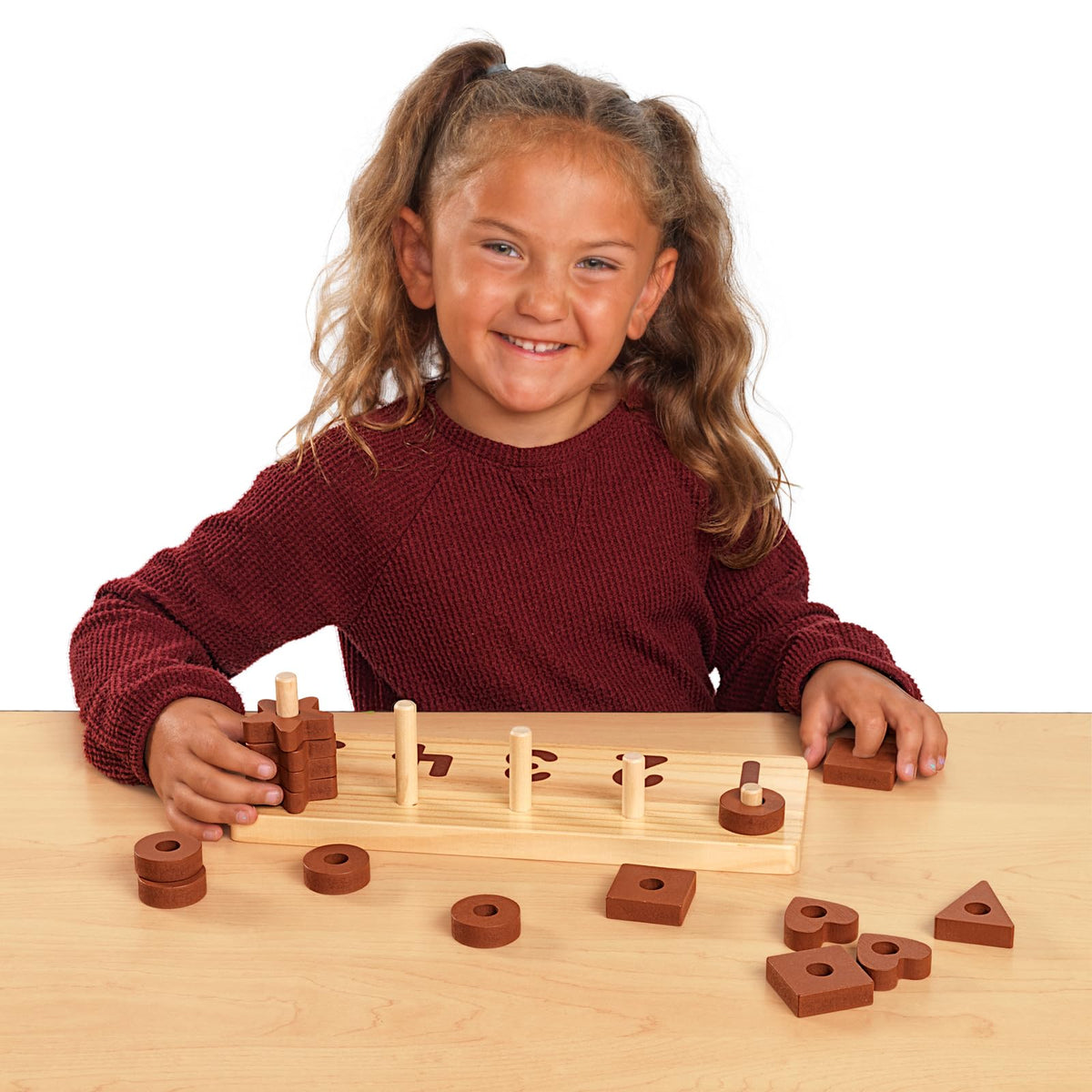 Wooden Shape Number Counter T20868