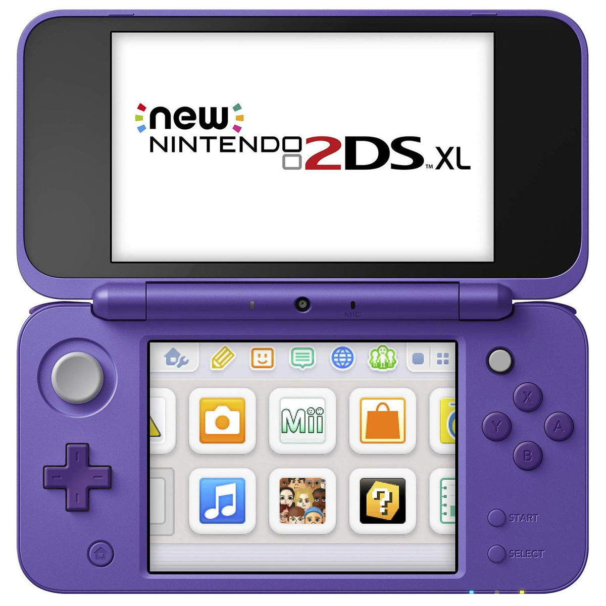 Purple Silver Nintendo 2DS XL C848821