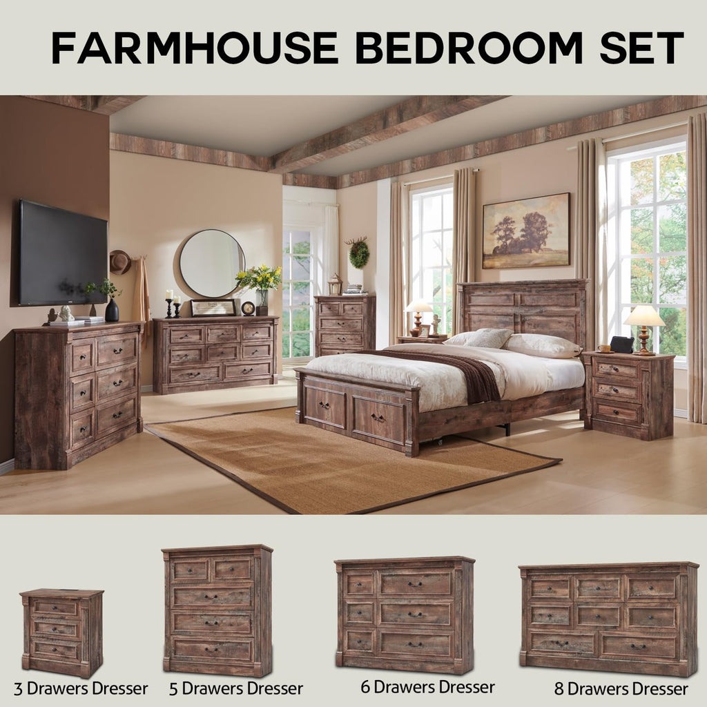 26" Tall 3 Drawer Light Brown Nightstand G353