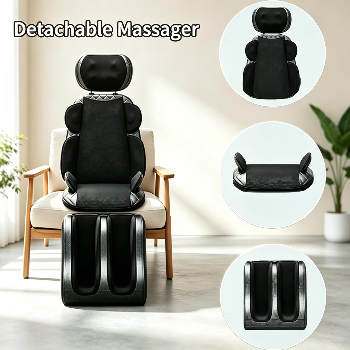 Full-Body Massage Mat with Foot Massager C618