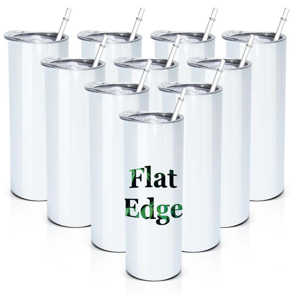 10pcs 20oz Sublimation Tumblers Stainless Steel Blanks Cups J320033