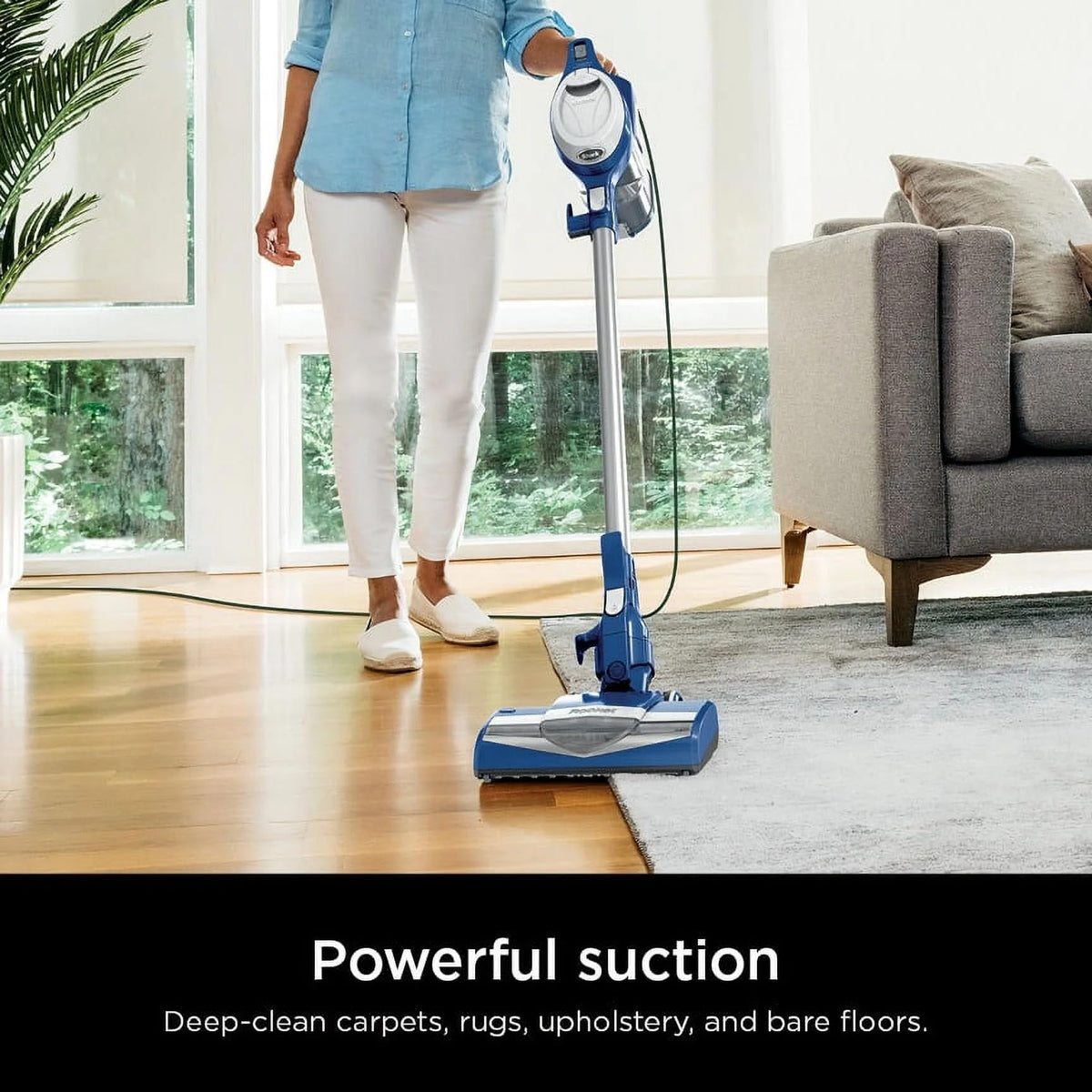 Blue Corded Stick Vacuum T5766