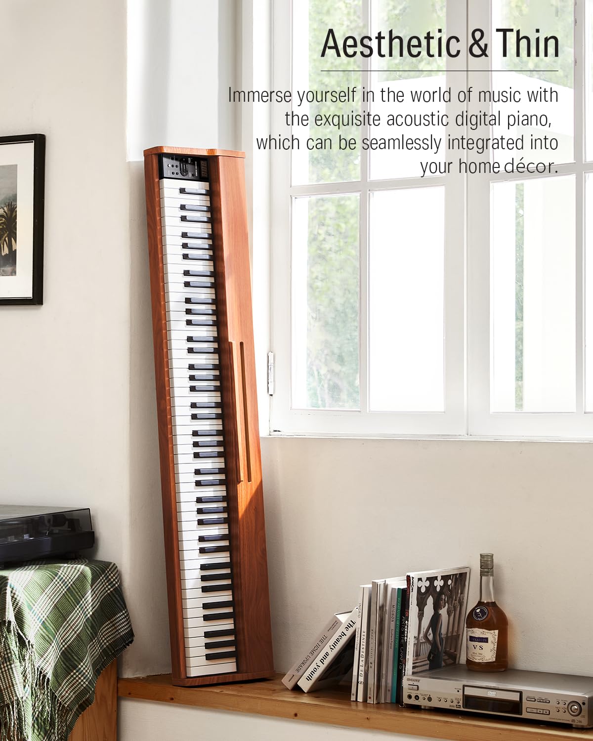88 Keys Digital Piano with Stand and Sustain Pedal O75344