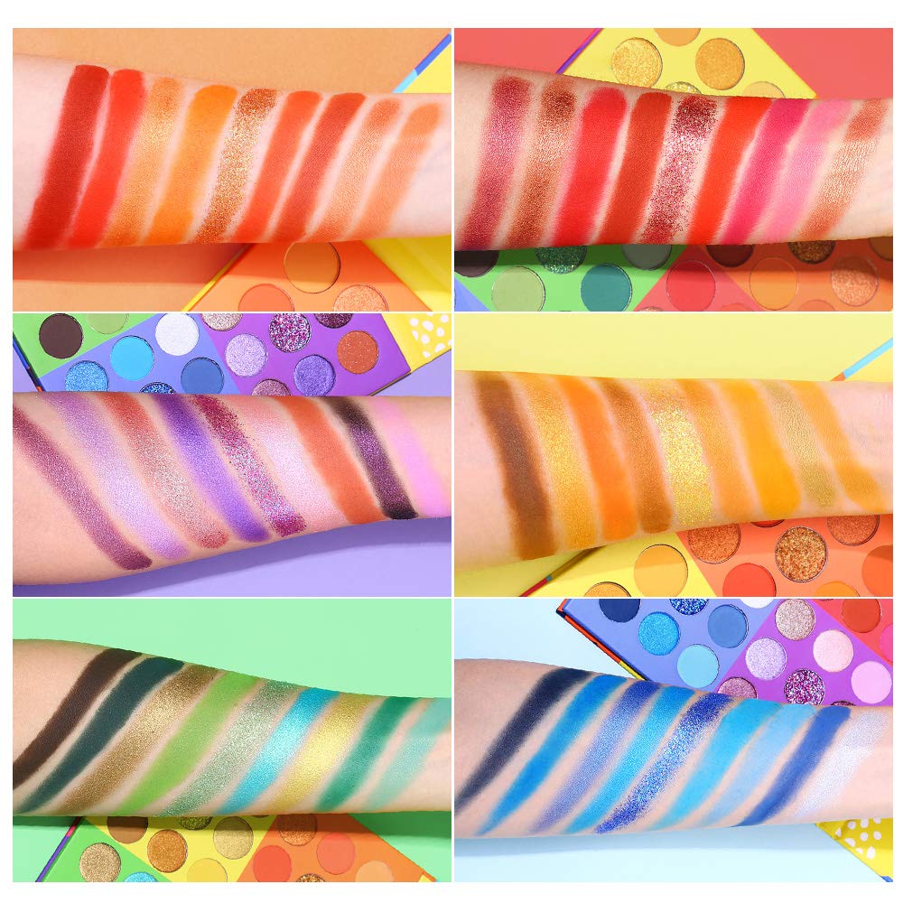 54 Colors Matte Shimmer Glitter Eyeshadow Palette L9669