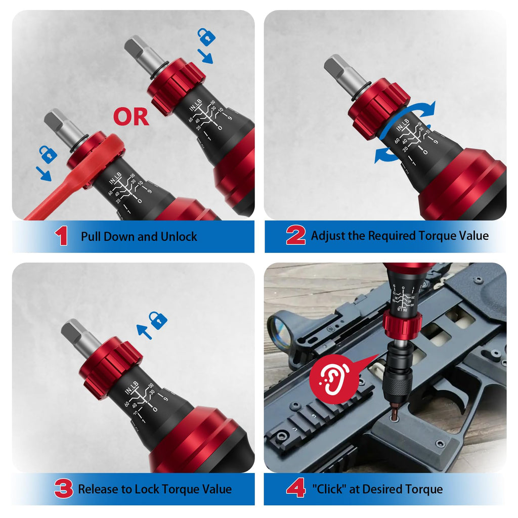 1/4" Torque Screwdriver 36 PCS Set O7255