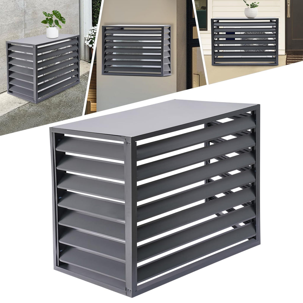 43x23x31 Inch Aluminum Alloy Air Conditioner Fence Screen B20748